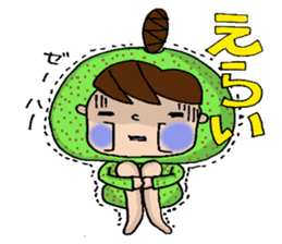 Tottori dialect Sticker of Odango U-ko sticker #9001249