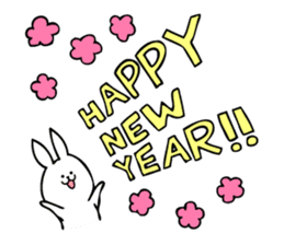Merry Xmas & Happy New Year (Rabbit) sticker #9001277