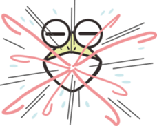 Low key Frog sticker #9002137