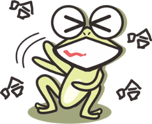 Low key Frog sticker #9002142