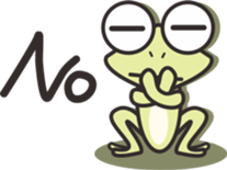 Low key Frog sticker #9002144