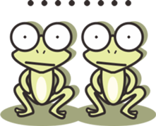 Low key Frog sticker #9002152