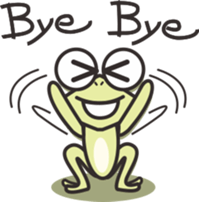 Low key Frog sticker #9002156