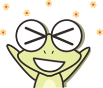 Low key Frog sticker #9002160