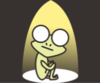 Low key Frog sticker #9002162