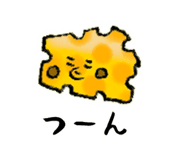 cheese!! sticker #9002579