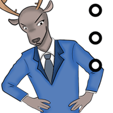 Brother deer sticker #9003141