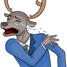 Brother deer sticker #9003146