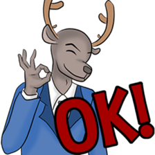 Brother deer sticker #9003152