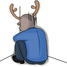 Brother deer sticker #9003166