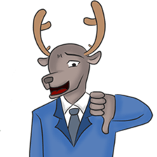 Brother deer sticker #9003169