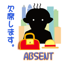 Monkeyyeee, a lucky white-collar monkey sticker #9003606