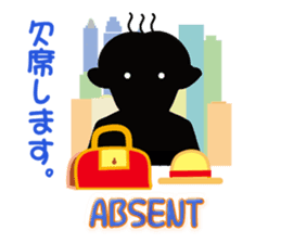 Monkeyyeee, a lucky white-collar monkey sticker #9003606