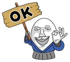 New Year (Egg man) sticker #9004292