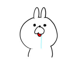 The smile of rabbit 3 sticker #9004577