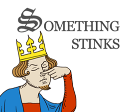 Manuscript-like KING sticker #9004960