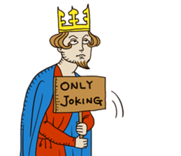 Manuscript-like KING sticker #9004967