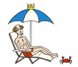 Manuscript-like KING sticker #9004971