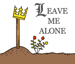 Manuscript-like KING sticker #9004974