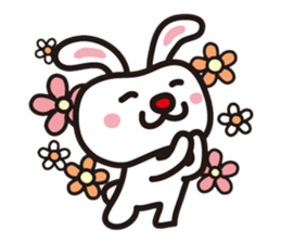 Thanks rabbit sticker #9005458