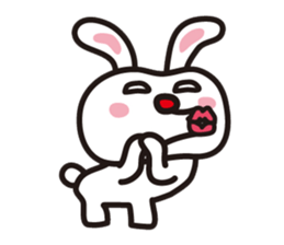 Thanks rabbit sticker #9005459