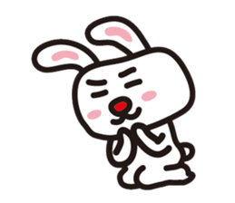 Thanks rabbit sticker #9005460