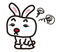 Thanks rabbit sticker #9005462