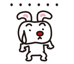 Thanks rabbit sticker #9005465