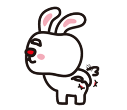 Thanks rabbit sticker #9005468