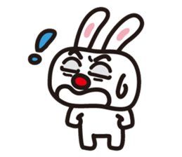 Thanks rabbit sticker #9005473