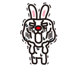 Thanks rabbit sticker #9005474