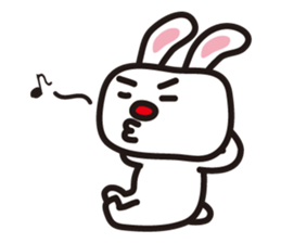 Thanks rabbit sticker #9005477