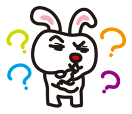 Thanks rabbit sticker #9005480