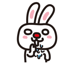Thanks rabbit sticker #9005482