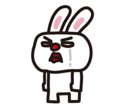 Thanks rabbit sticker #9005483