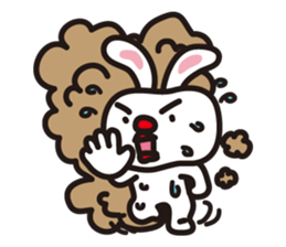 Thanks rabbit sticker #9005484