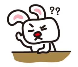 Thanks rabbit sticker #9005485