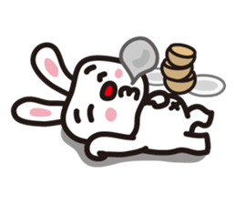 Thanks rabbit sticker #9005487