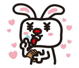 Thanks rabbit sticker #9005489