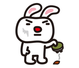 Thanks rabbit sticker #9005490