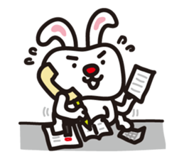 Thanks rabbit sticker #9005491