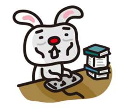 Thanks rabbit sticker #9005492