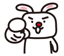 Thanks rabbit sticker #9005494