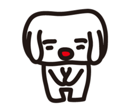 Thanks rabbit sticker #9005495