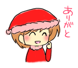 Marshmallow Santa sticker #9005540