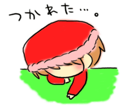 Marshmallow Santa sticker #9005550