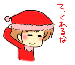 Marshmallow Santa sticker #9005554