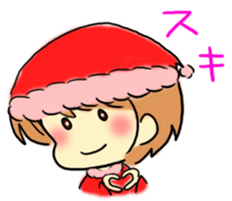 Marshmallow Santa sticker #9005575