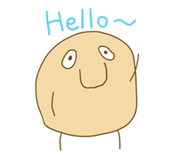 Potato Friends Yuu & Mai sticker #9005576