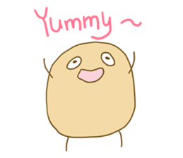Potato Friends Yuu & Mai sticker #9005579